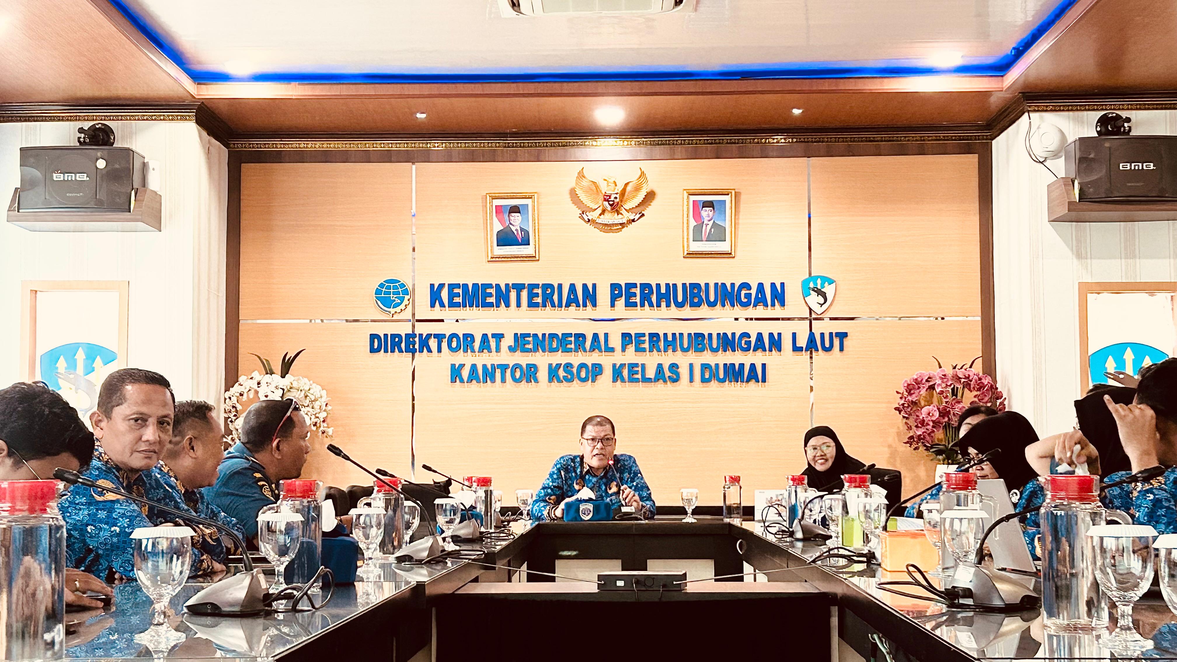 Kantor KSOP Kelas I Dumai melakukan Kegiatan Sosialisasi Presensi Digital Office